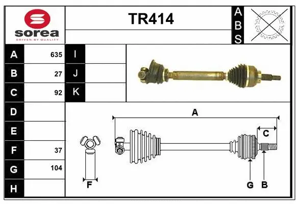 Drive Shaft (TR414)