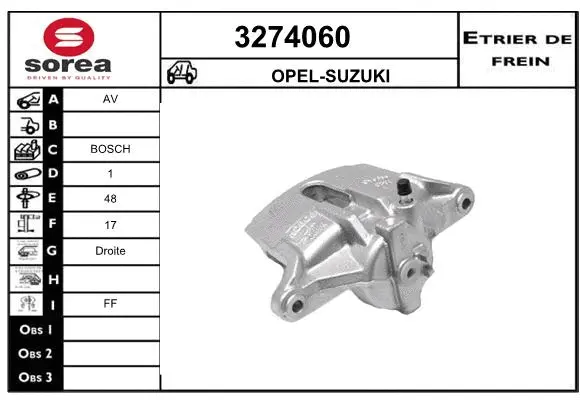 Brake Caliper (3274060)