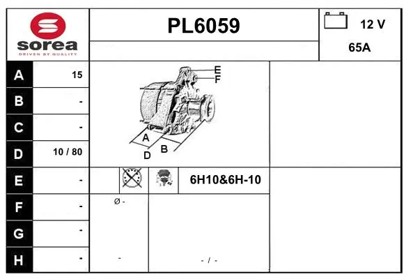 Alternator (PL6059)