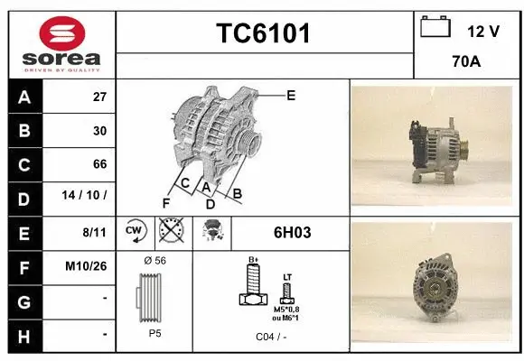 Alternator (TC6101)