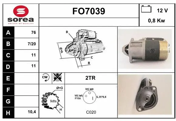 Starter (FO7039)