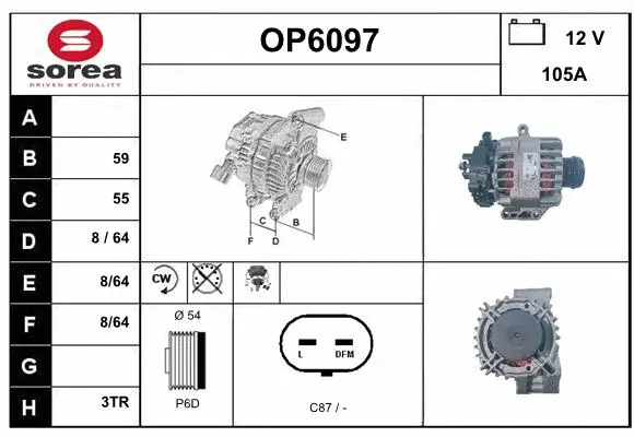Alternator (OP6097)