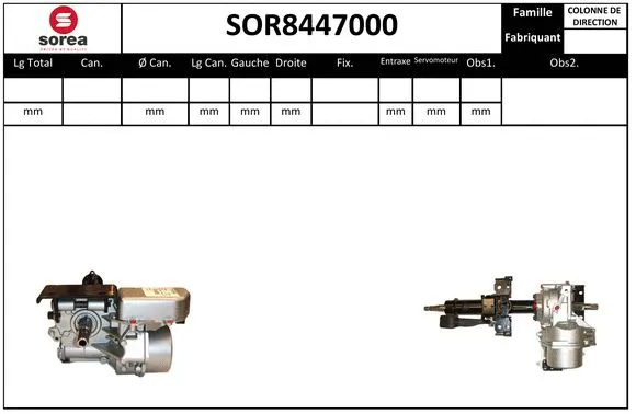 Steering Column (SOR8447000)