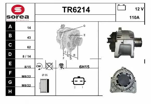 Alternator (TR6214)