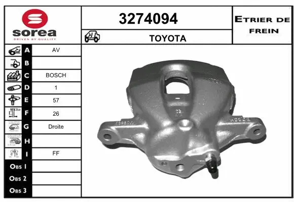 Brake Caliper (3274094)