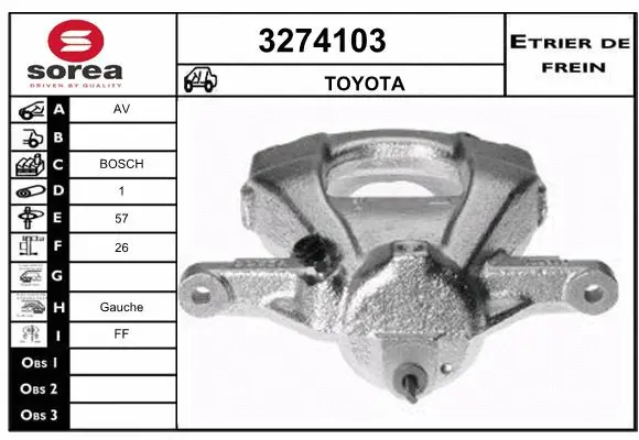 Brake Caliper (3274103)