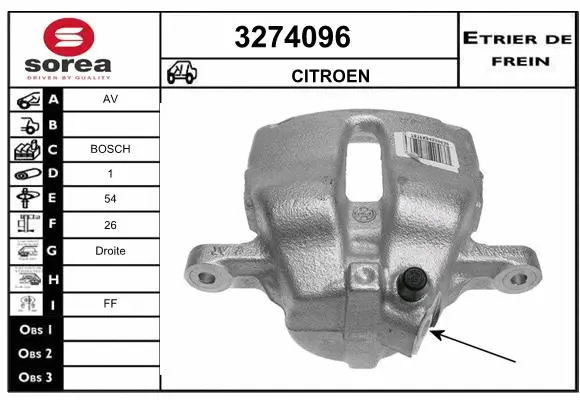 Brake Caliper (3274096)