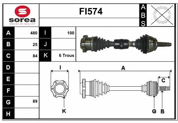 Drive Shaft (FI574)