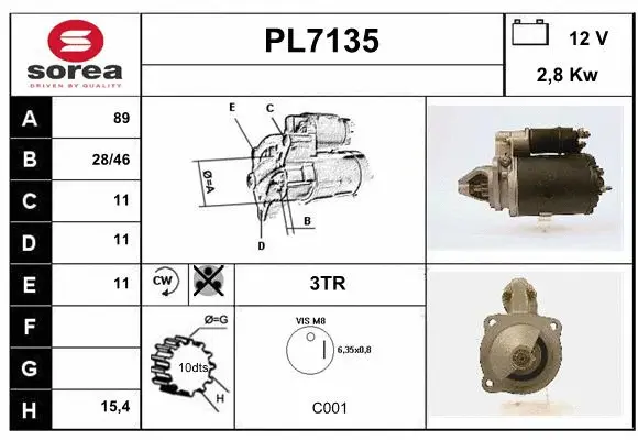 Starter (PL7135)