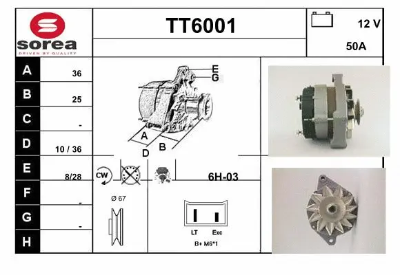 Alternator (TT6001)