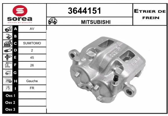 Brake Caliper (3644151)