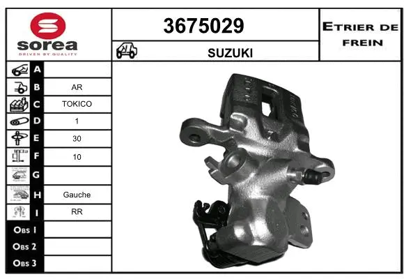Brake Caliper (3675029)