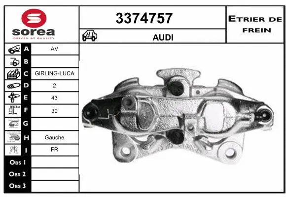 Brake Caliper (3374757)