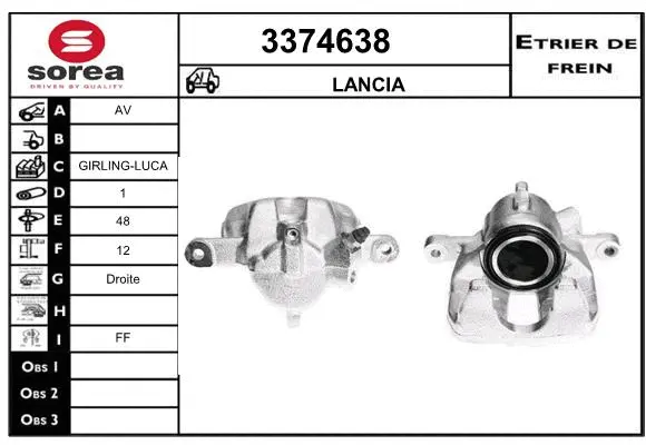 Brake Caliper (3374638)