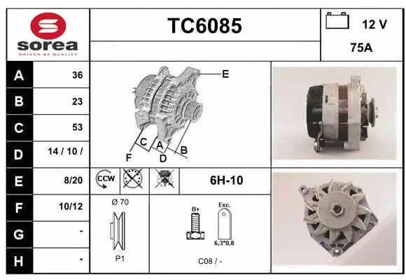 Alternator (TC6085)