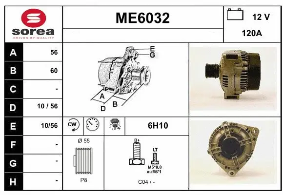 Alternator (ME6032)