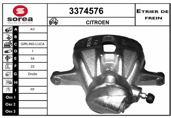 Brake Caliper (3374576)