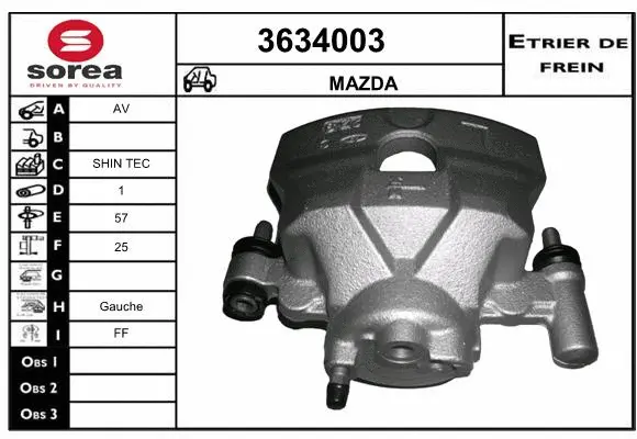 Brake Caliper (3634003)
