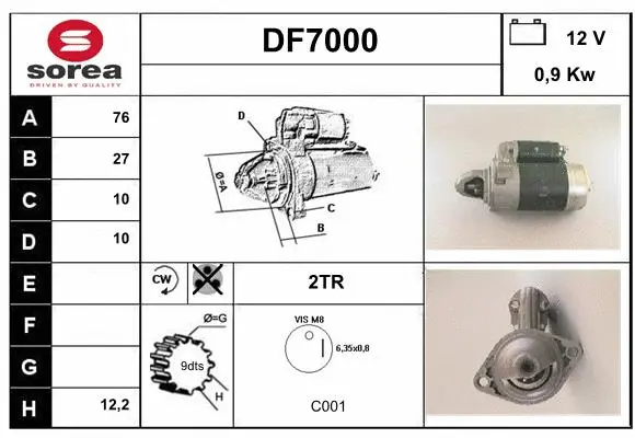 Starter (DF7000)