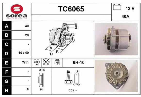 Alternator (TC6065)