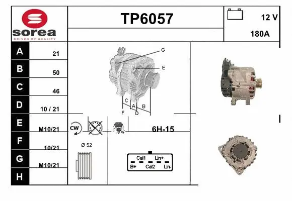Alternator (TP6057)