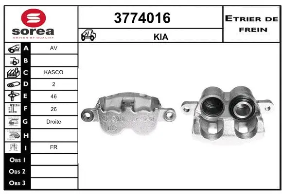 Brake Caliper (3774016)