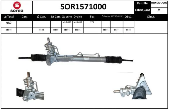 Steering Gear (SOR1571000)