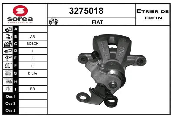 Brake Caliper (3275018)
