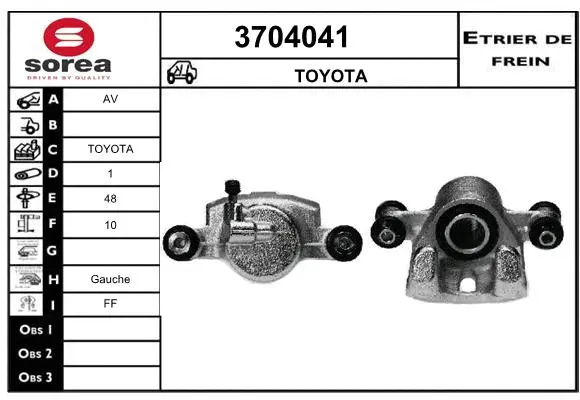 Brake Caliper (3704041)