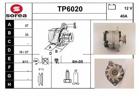 Alternator (TP6020)