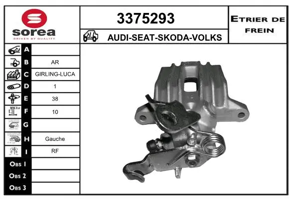 Brake Caliper (3375293)