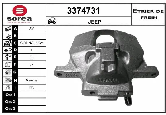 Brake Caliper (3374731)