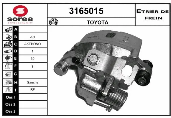Brake Caliper (3165015)