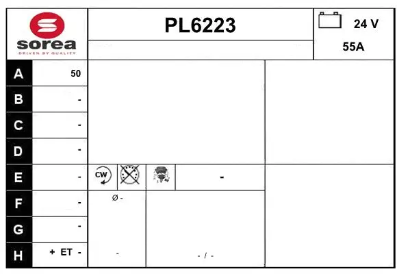 Alternator (PL6223)