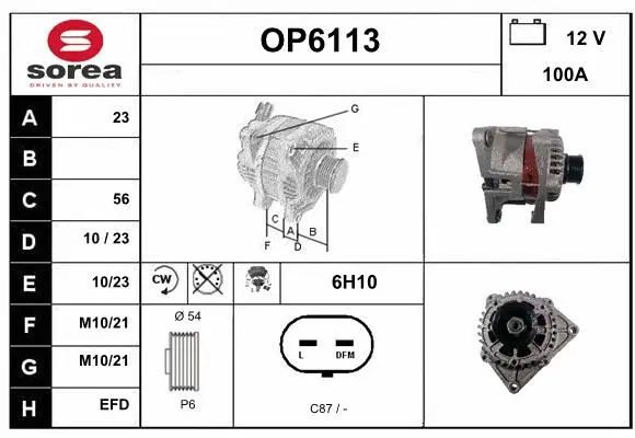 Alternator (OP6113)