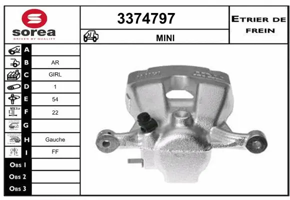 Brake Caliper (3374797)