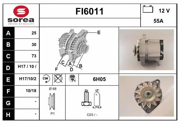 Alternator (FI6011)