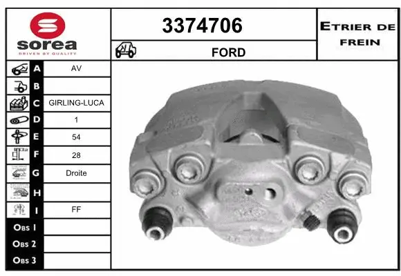 Brake Caliper (3374706)