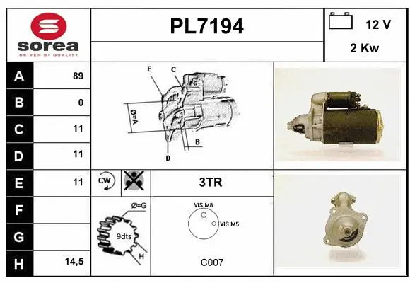 Starter (PL7194)