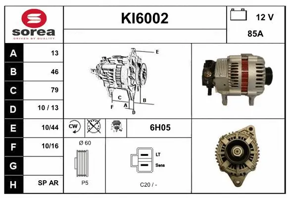 Alternator (KI6002)