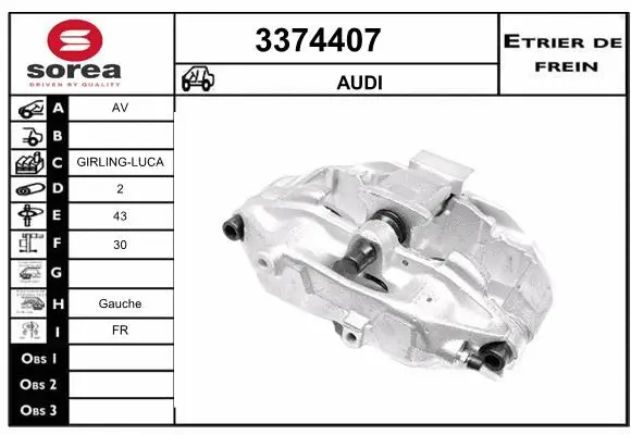Brake Caliper (3374407)