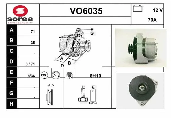Alternator (VO6035)