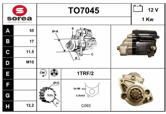 Starter (TO7045)