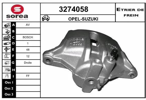 Brake Caliper (3274058)