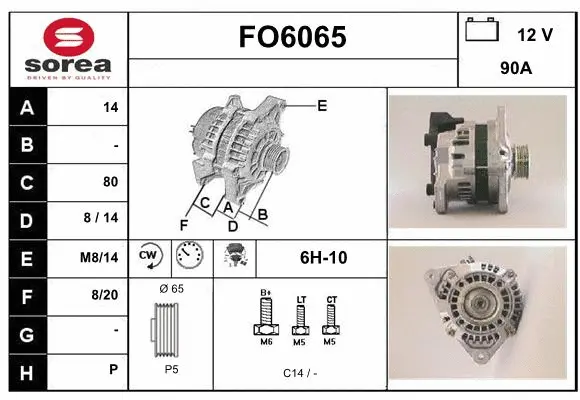 Alternator (FO6065)
