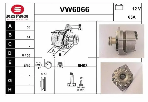 Alternator (VW6066)