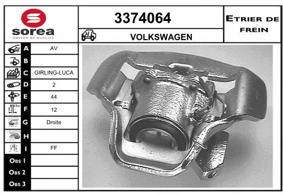 Brake Caliper (3374064)