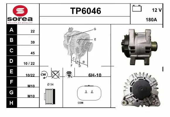 Alternator (TP6046)