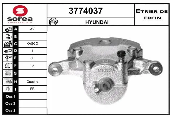 Brake Caliper (3774037)