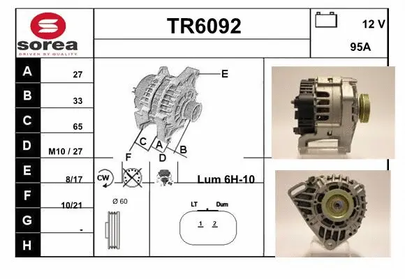 Alternator (TR6092)